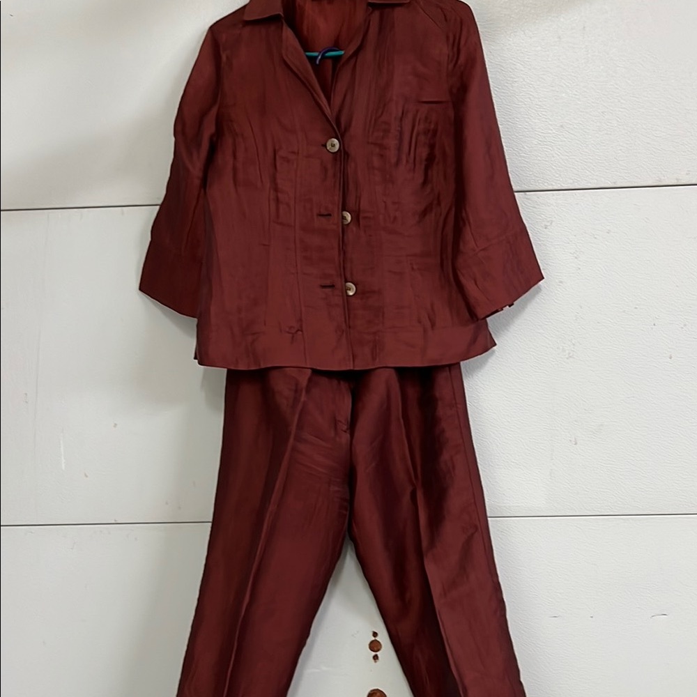 Jones New York Bronze pant suite